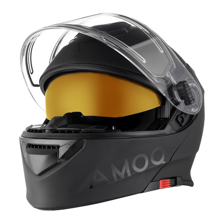 AMOQ Protean Flip-Up Hjälm Elvisir Blackout